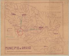 MAPA DO MUNICPIO DE ARAX